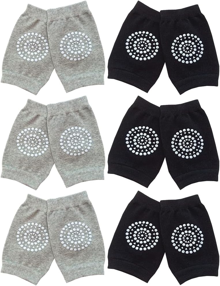 Toddler Knee Pads Unisex Baby Anti-Slip Stretch Kneepads for Crawling Non-constricting Legs 6-36M